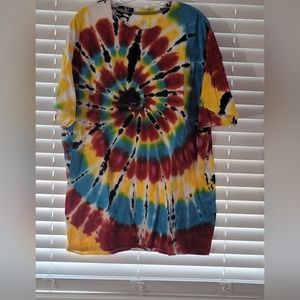 Hand tie dyed 2xl t-shirt